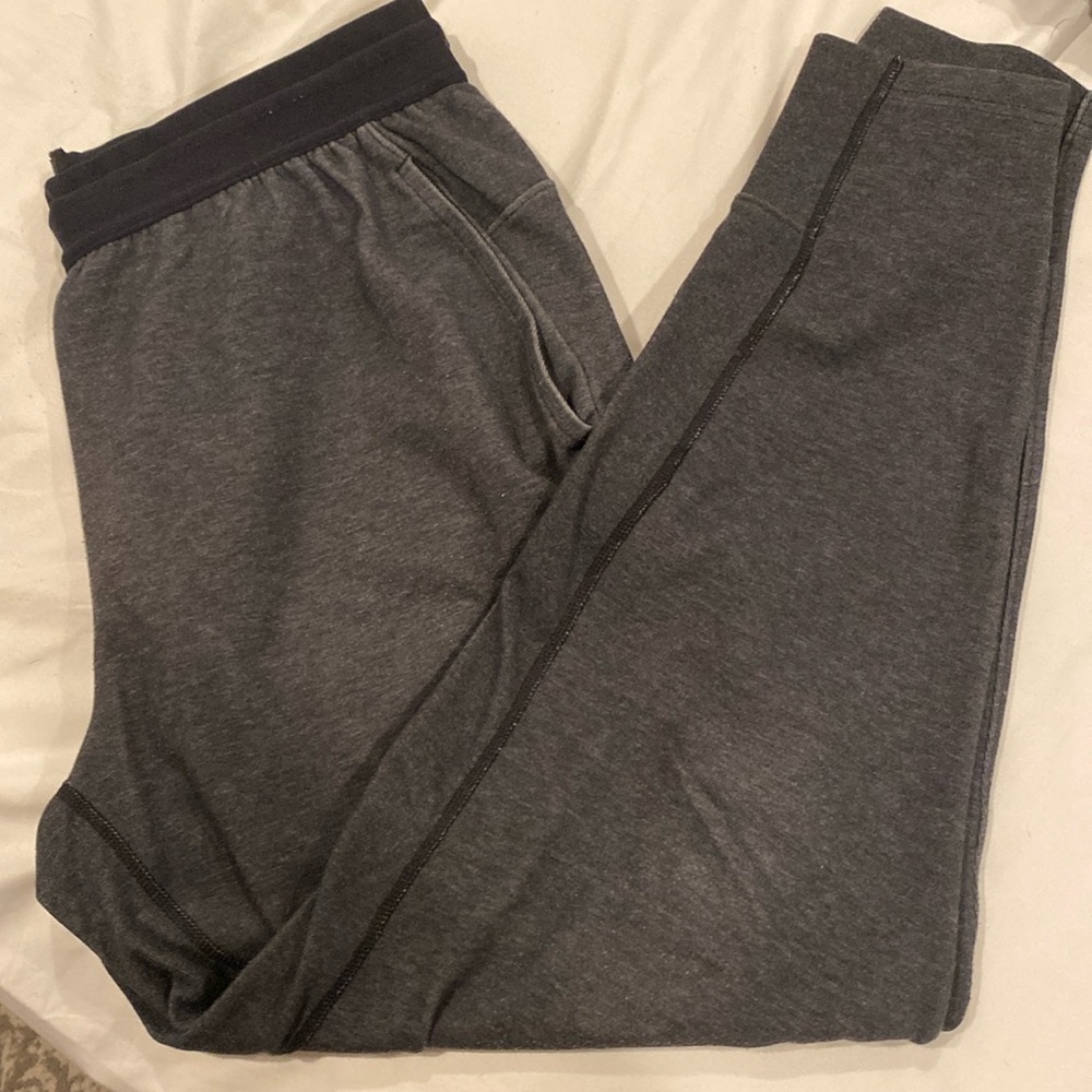 Large Dark Grey/Black Nike Dri Fit Joggers. Great condition, really comfortable